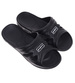 Basenowe klapki męskie Czarne /G7-1 11702 T195/