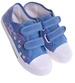 Dziewczęce niebieskie tenisówki na rzepy /B1-2 18037 T186/