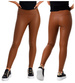 Elastyczne brązowe legginsy damskie /H UB920 T189/