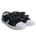 Chłopięce czarne tenisówki na rzepy /B4-2 18037 T186/