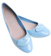 Niebieskie baleriny damskie /B4-2 8250 S099/