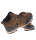 Ocieplane brązowe męskie buty trekkingowe /A10-1 18618 T499/
