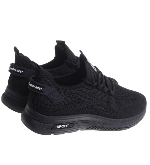 Czarne męskie buty sportowe /B2-2 17753 GF285/