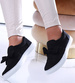 Wsuwane czarne trampki slip on /C1-2 13639 S171/