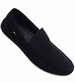 Czarne wsuwane półbuty mokasyny /B2-3 16628 S396/