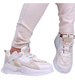 Beżowe buty sportowe damskie /F7-3 15957 G276/
