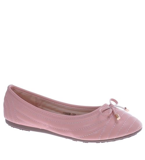 Różowe balerinki damskie Seastar /B3-2 10544 S252/