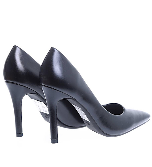 Czarne klasyczne szpilki damskie Seastar /B2-3 15546 T381