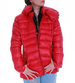 Ocieplana zimowa czerwona kurtka /H KR13 G488/