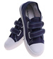 Chłopięce granatowe tenisówki na rzepy /C7-2 18037 T186/