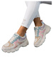 Sznurowane buty sportowe z pastelowymi dodatkami /A4-1 8767 W235