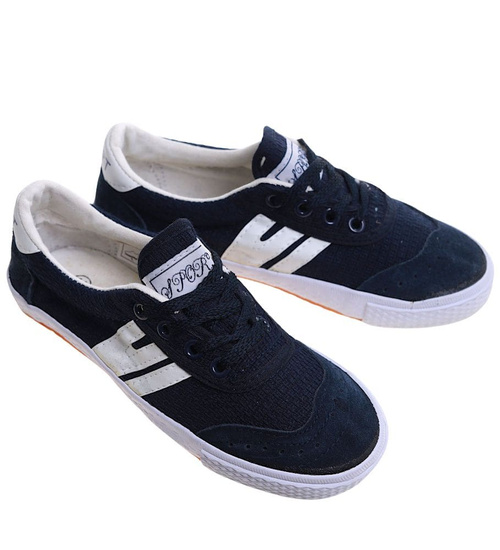 Sznurowane granatowe trampki halówki /B2-1 17187 T055/