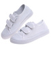 Białe tenisówki dla dziewczynki na rzepy /C2-1 18102 T189/