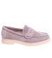 Ażurowe półbuty loafersy na niskim obcasie Khaki /C5-1 16047 T275/