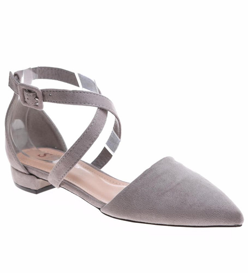 Szare sandały damskie Seastar /D5-3 16314 T145/