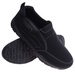 Wsuwane czarne męskie buty sportowe /C2-3 17433  T484/