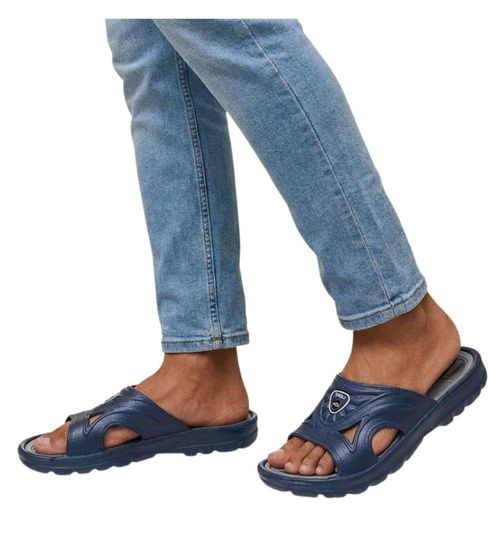 Wodoodporne plażowe klapki chłopięce /16532 D1-1 T8/