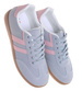Pastelowe błękitne sneakersy damskie /E3-3 18712 T447/