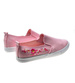 Różowe damskie tenisówki z haftem /A1-3 6002 S195/