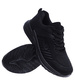 Sznurowane męskie czarne buty sportowe sneakersy /B6-1 14634 S296/
