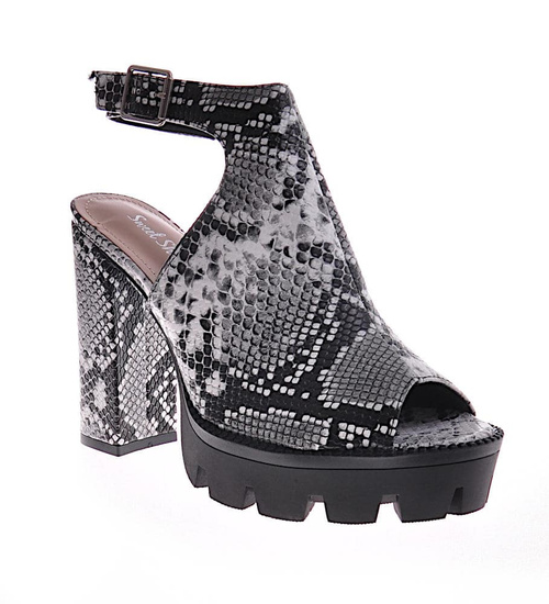 Damskie sandały na platformie /E3-1 12053 T390/