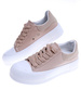 Damskie trampki sneakersy na platformie KHAKI /E8-3 14726 T214/