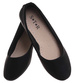 Czarne klasyczne baleriny damskie /A10-2 H2 4566 S087/