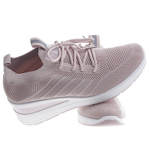 Różowe trampki sneakersy na koturnie /C2-3 13183 T395/