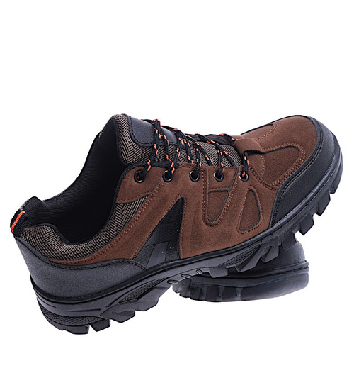 Camelowe trekkingowe buty męskie sznurowane /E7-3 14764 T424/