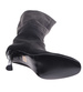 Czarne klasyczne kozaki na obcasie /D2-2 18565 G591/