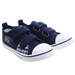 Granatowe chłopięce tenisówki na rzepy /E3-3 17436 T189/