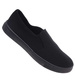 Wsuwane czarne trampki slip on /A1-3 18793 S174/