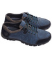 Granatowe sznurowane obuwie trekkingowe /E10-2 18036 T386/