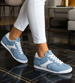 Niebieskie buty sportowe damskie /E9-3 18802 W233/