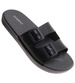 Klapki męskie czarne wodoodporne na plażę /A9-1 17855  T008/