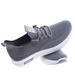 Wsuwane ażurowe szare męskie buty sportowe /A1-2 17762 GF285/