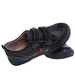 Chłopięce półbuty na rzepy Czarne /G7-2 18127 T282/
