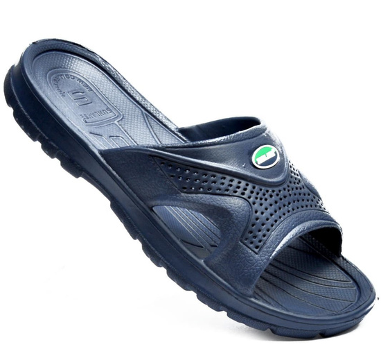 Basenowe klapki męskie GRANATOWE /D5-1 2868 T193/