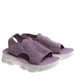 Fioletowe elastyczne sandały na platformie /D3-2 17744 W132/