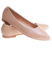 Beżowe klasyczne baleriny damskie /E4-2 17737 W192/