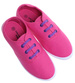 Fuksjowe wsuwane tenisówki dziewczęce /D5-1 18059 T075/