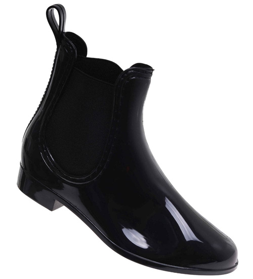 Kalosze damskie czarne gumiaki sztyblety /F2-1 +h2 17980 T21-52/