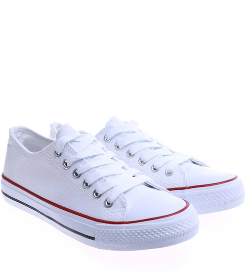 Klasyczne białe trampki /A1-3 14487 S3/