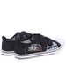 Czarne chłopięce tenisówki na rzepy /A5-2 18839 T184/