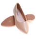 Beżowe klasyczne baleriny damskie /E4-2 17737 W192/