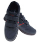 Granatowe męskie buty sportowe na rzepy /A3-2 18679 T484/