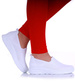 Wsuwane białe buty sportowe damskie /H2 17266 W101/