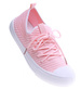 Różowe trampki damskie slip on /G4-3 13458 S2/