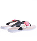 Plażowe czarne klapki japonki /D5-1 14441 T097/