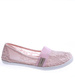 Przewiewne damskie tenisówki slip on z koronki Różowe /G9-2 14550 S154/